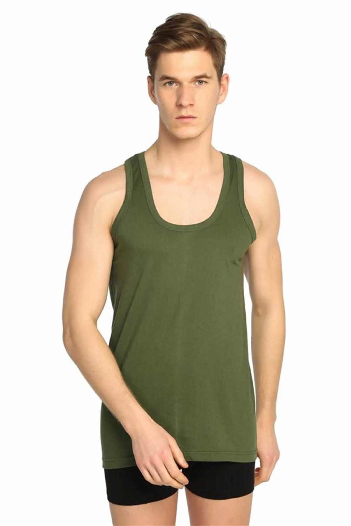 Men's Colorful Strappy Undershirt Sedef 1007