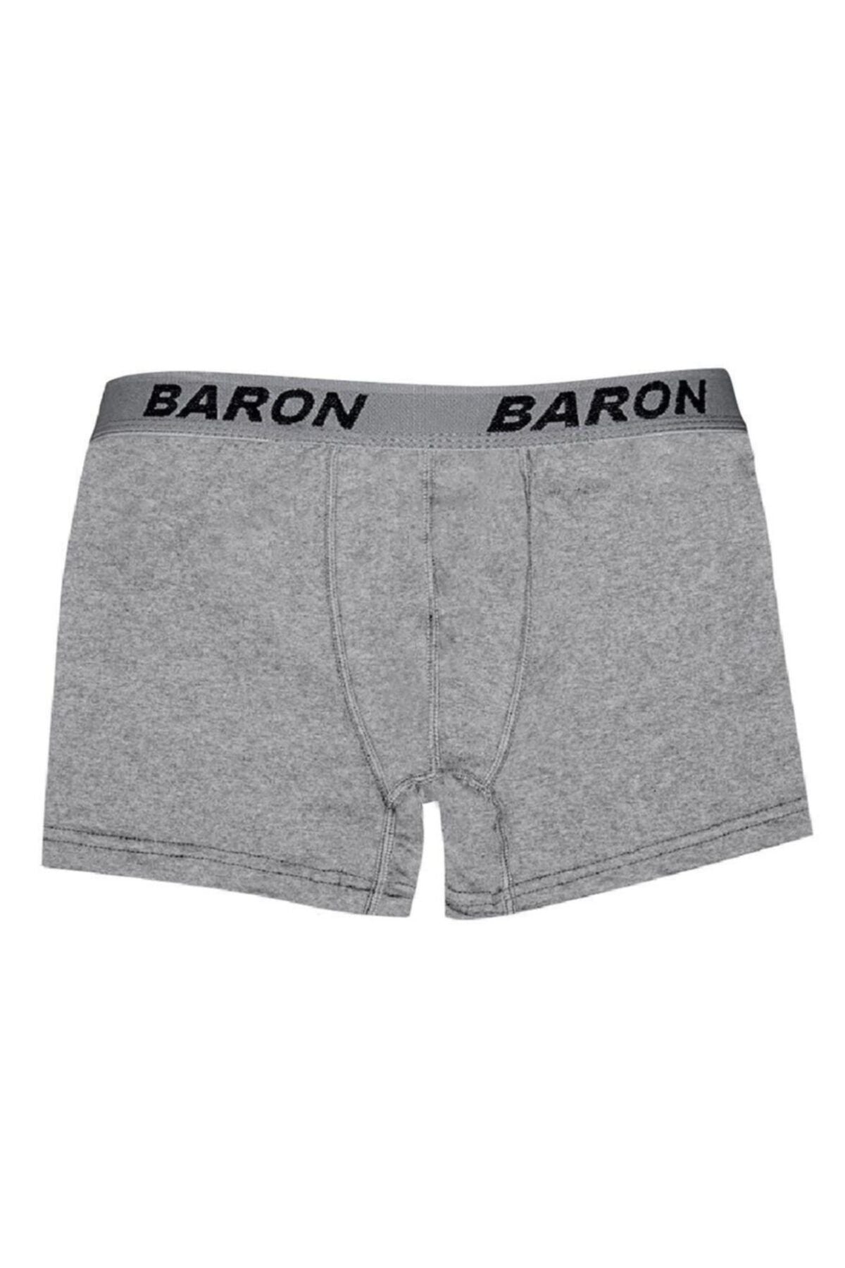 Men's Combed Cotton Lycra Boxer - Gray