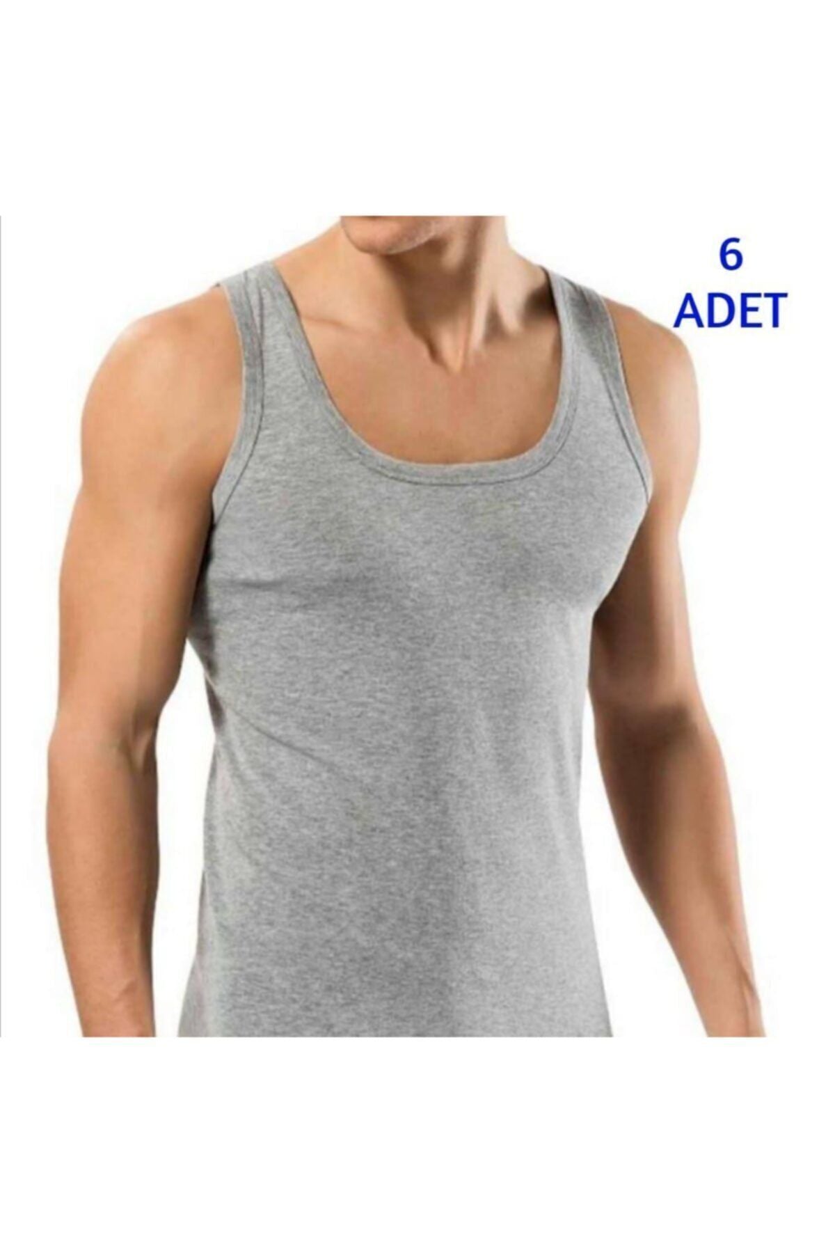 Men's Combed Cotton Undershirt 6 Pack