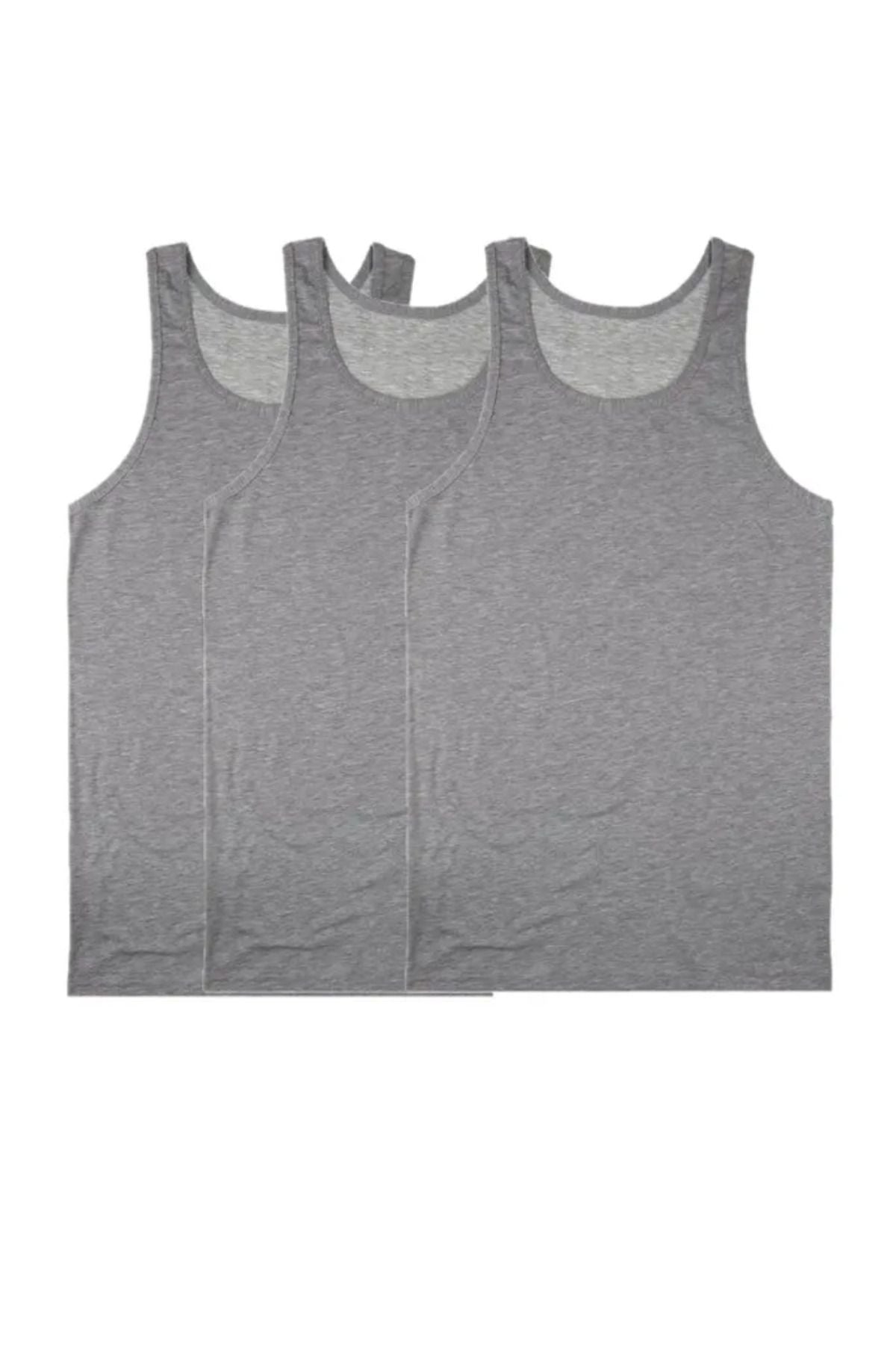 3-Pack Men's Undershirt Gray