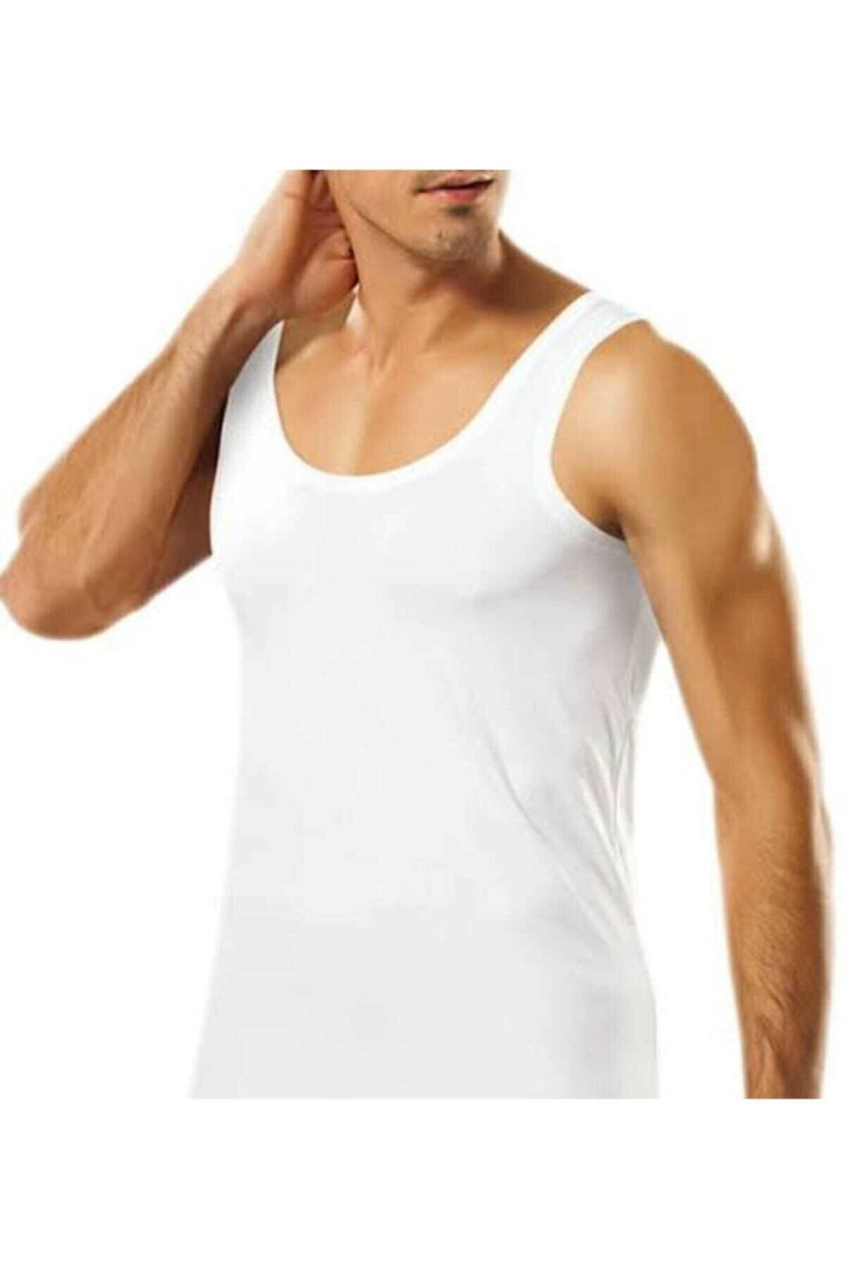 Cotton 6-Pack White Men's Undershirt