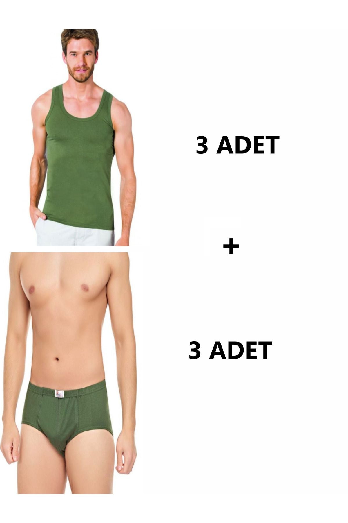 Men's 6-Pack Classic Cotton Undershirt and Briefs