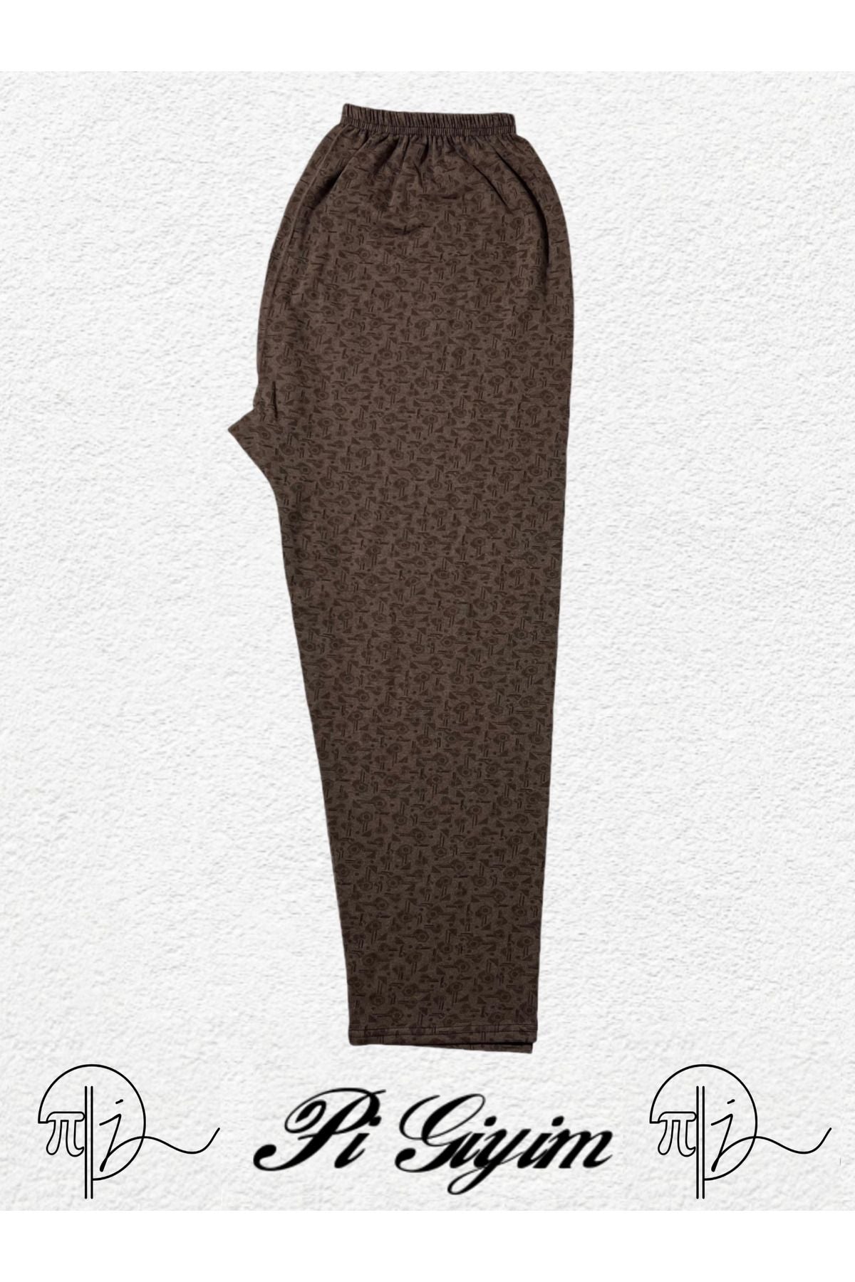 Men's Winter Pajamas Raised Comfortable Soft Netted Thick Underwear Pajamas
