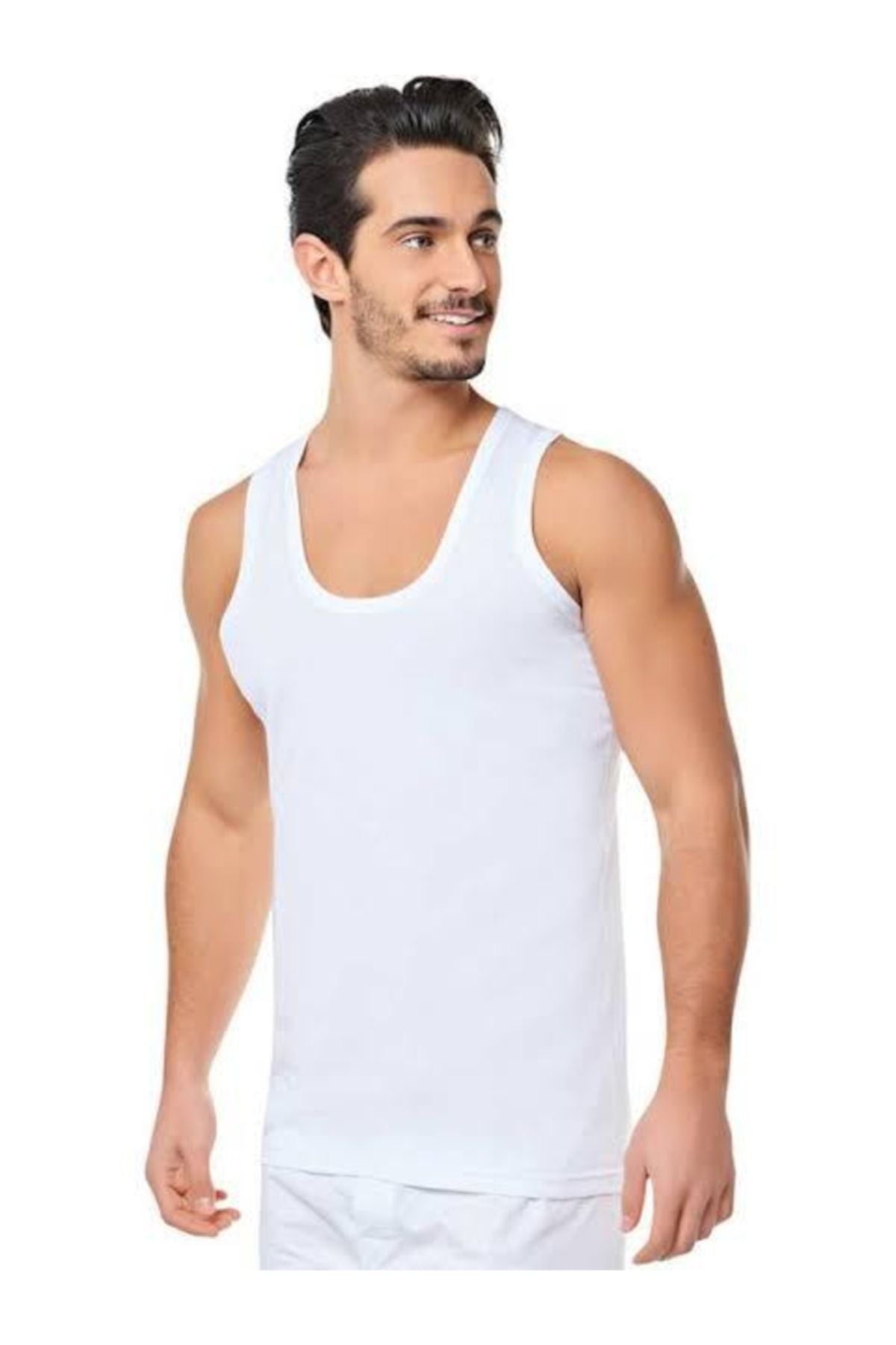 3-Piece Combed Cotton Men's Undershirt L-3