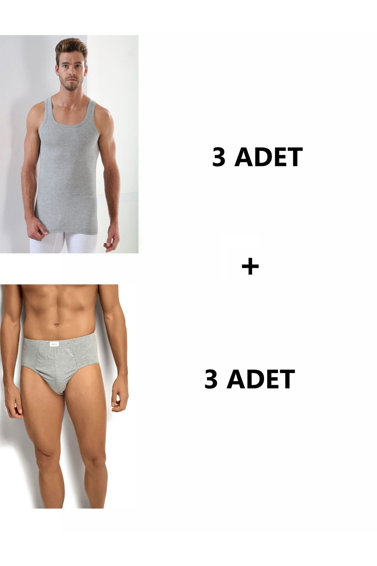 Men's 6-Pack Classic Cotton Undershirt and Briefs