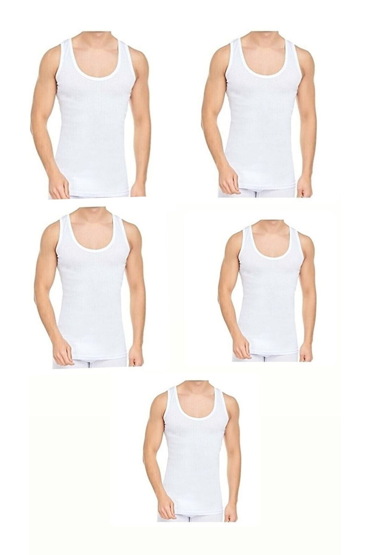 Men's 5-Pack Cotton Undershirt