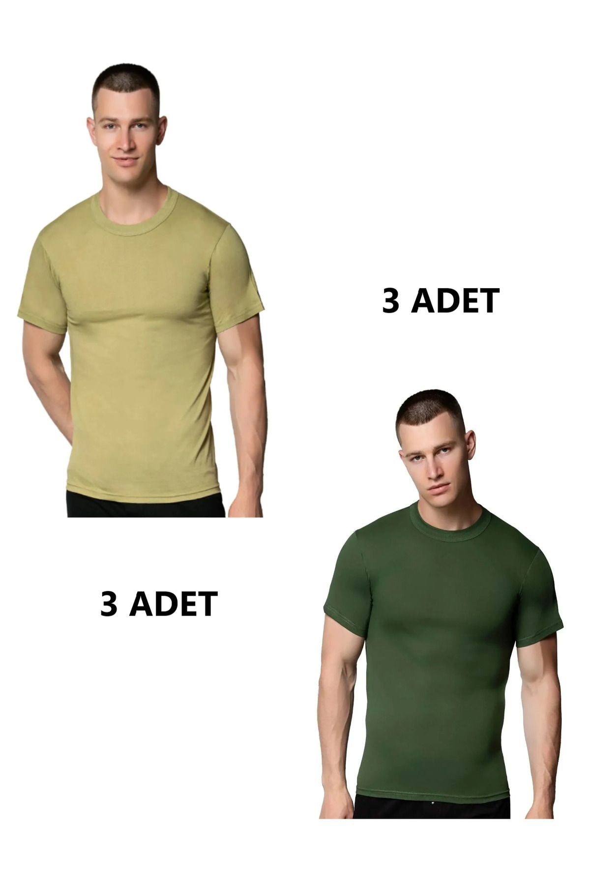 Combed Colored Zero Collar Undershirt