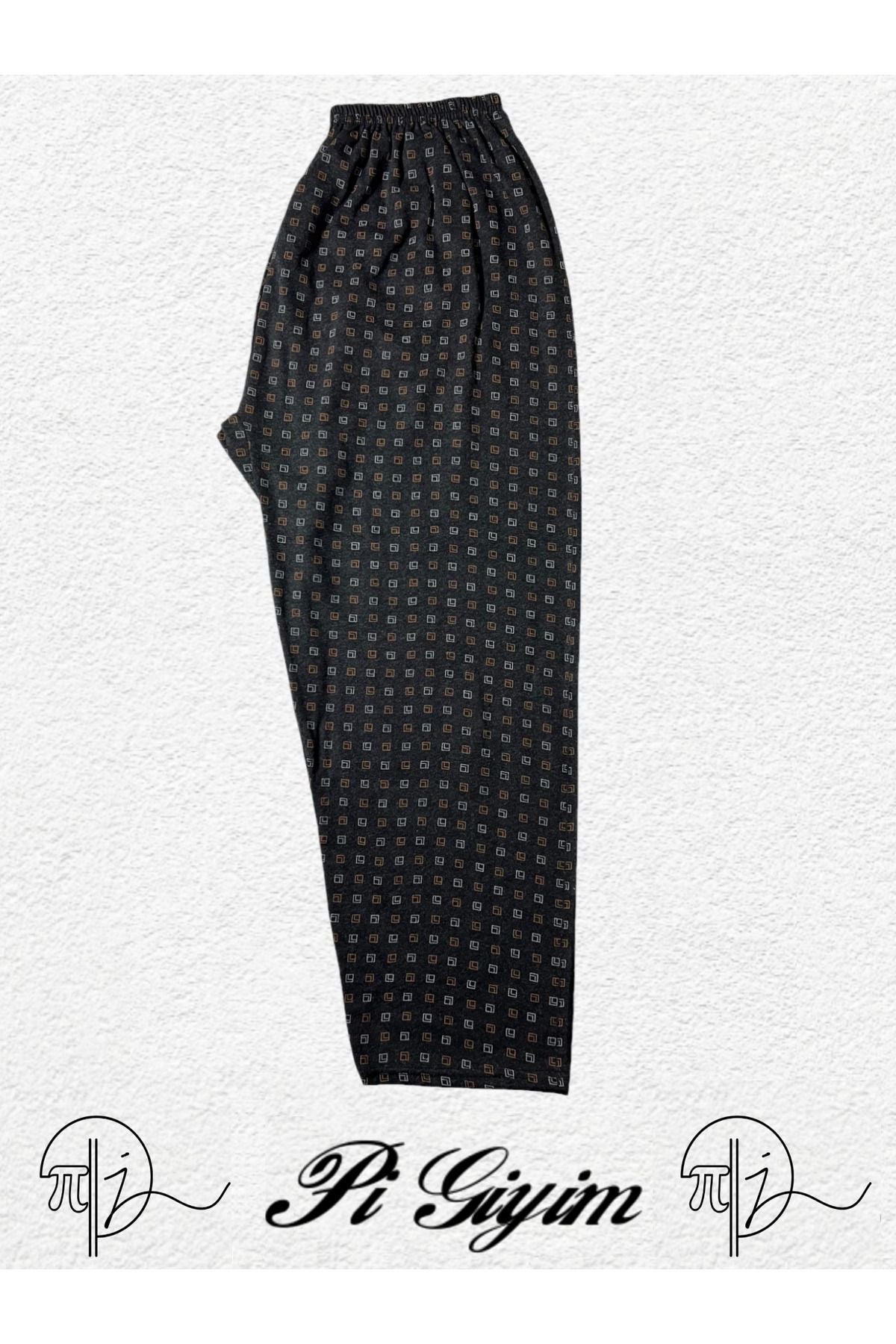 Men's Winter Pajamas Raised Comfortable Soft Netted Thick Underwear Pajamas