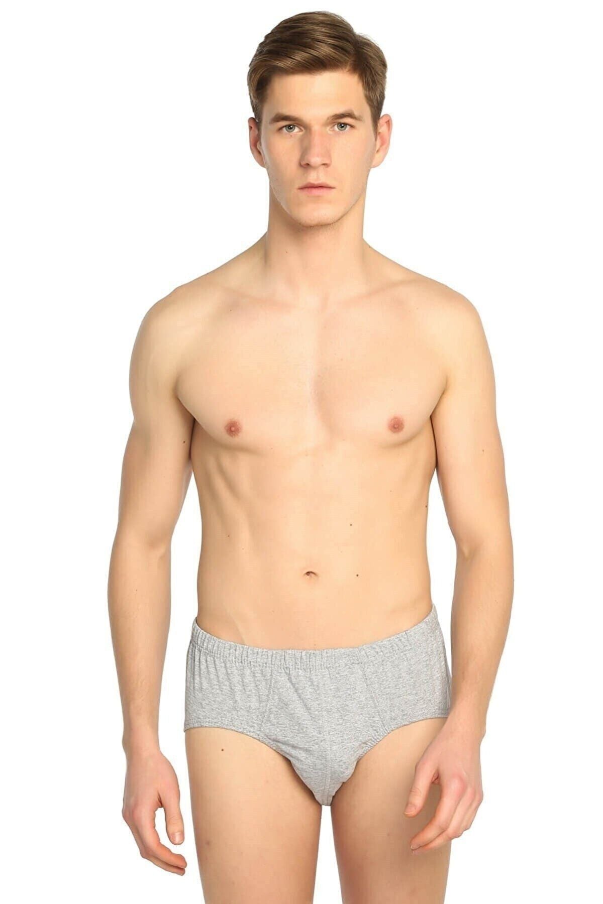 Men's Cotton White 12-Pack Briefs