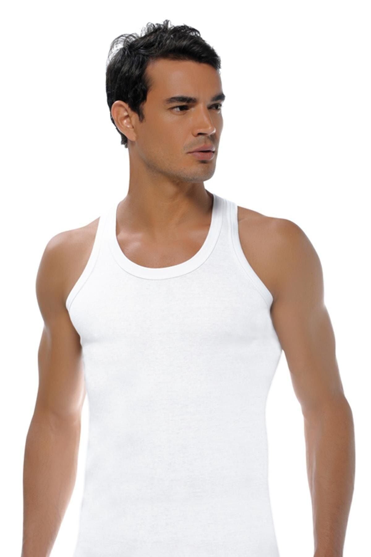 Men's White Men's Sports Undershirt ELF568G4019CCM