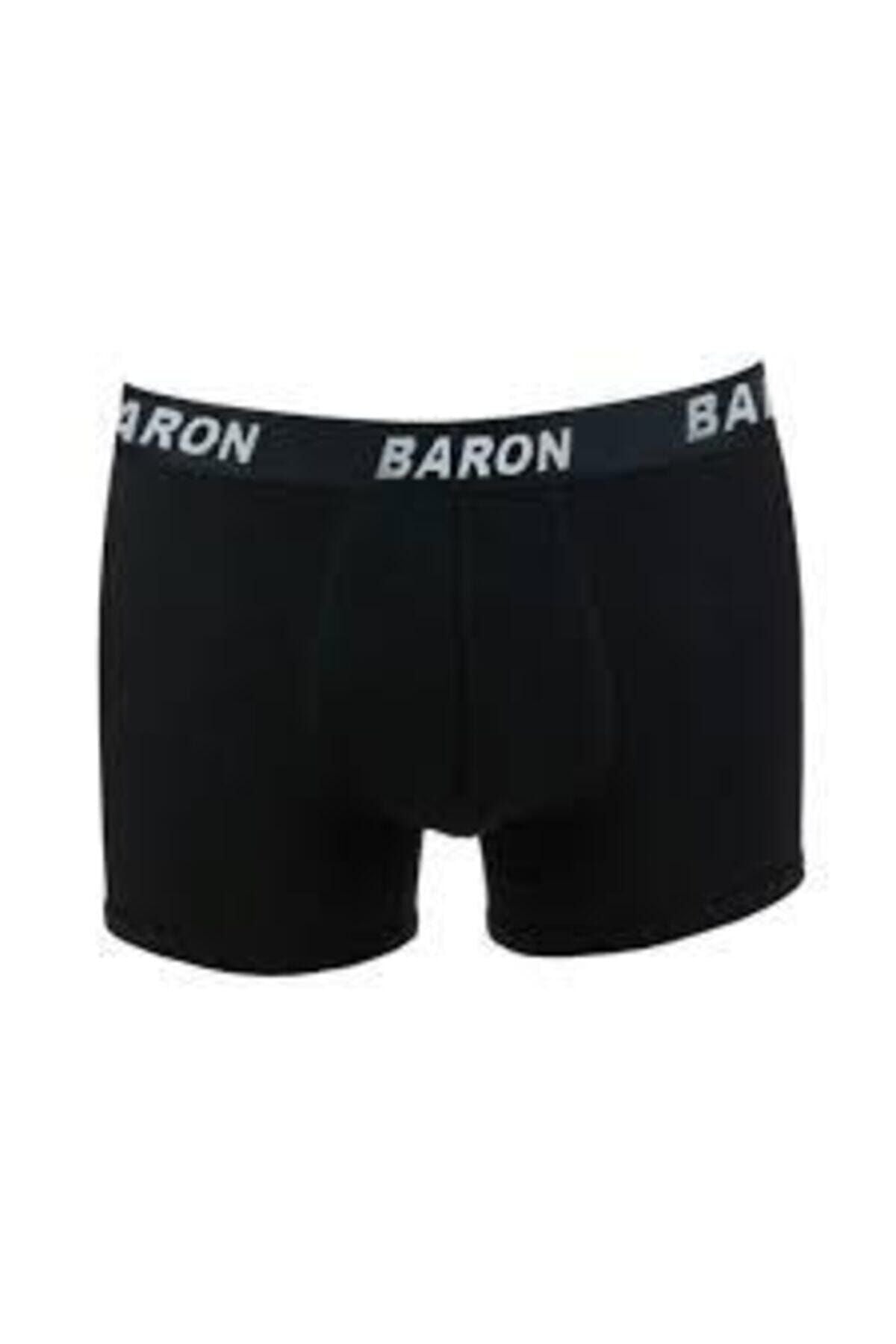 Men's Black Elastane Lycra Combed Cotton Boxer Black 1 Pack