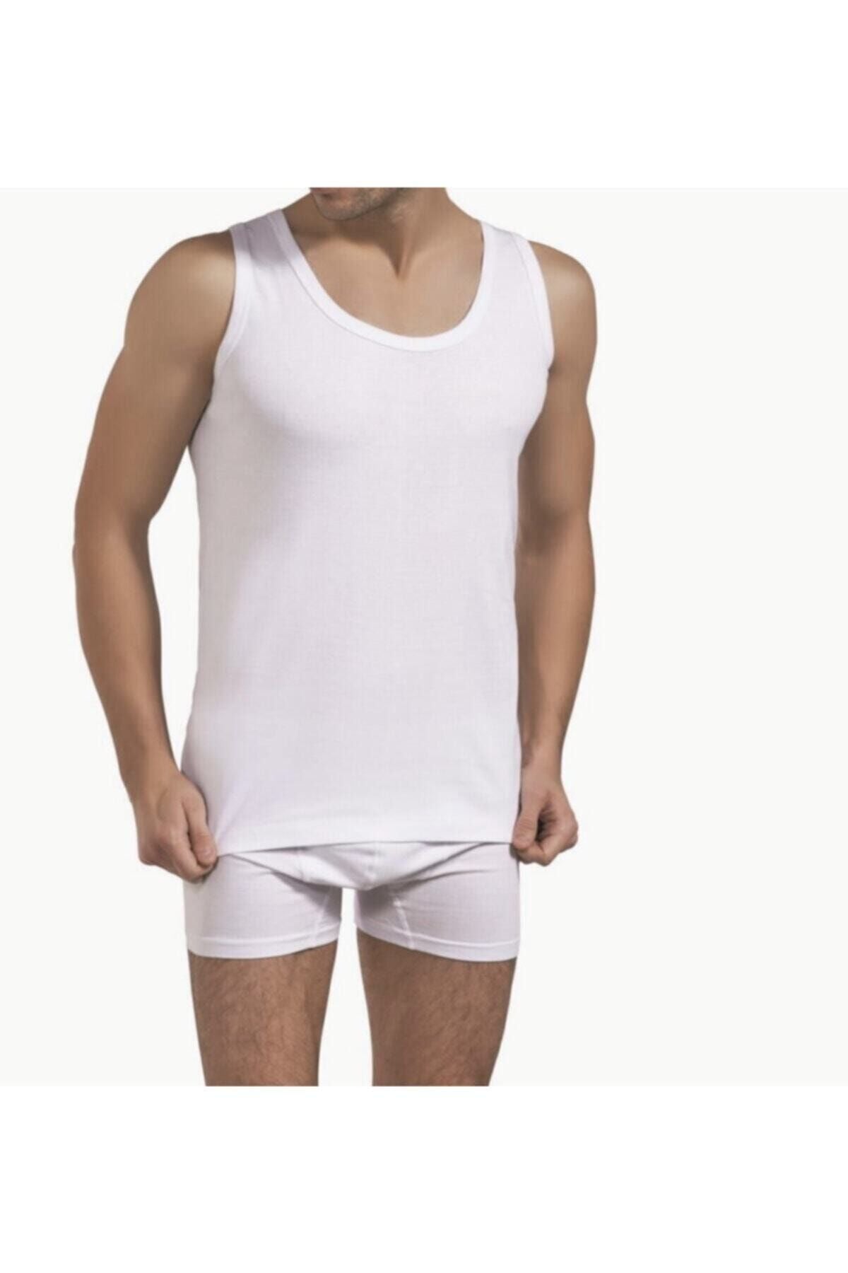 Men's White Undershirt 6 Pack Undershirt 100% Cotton