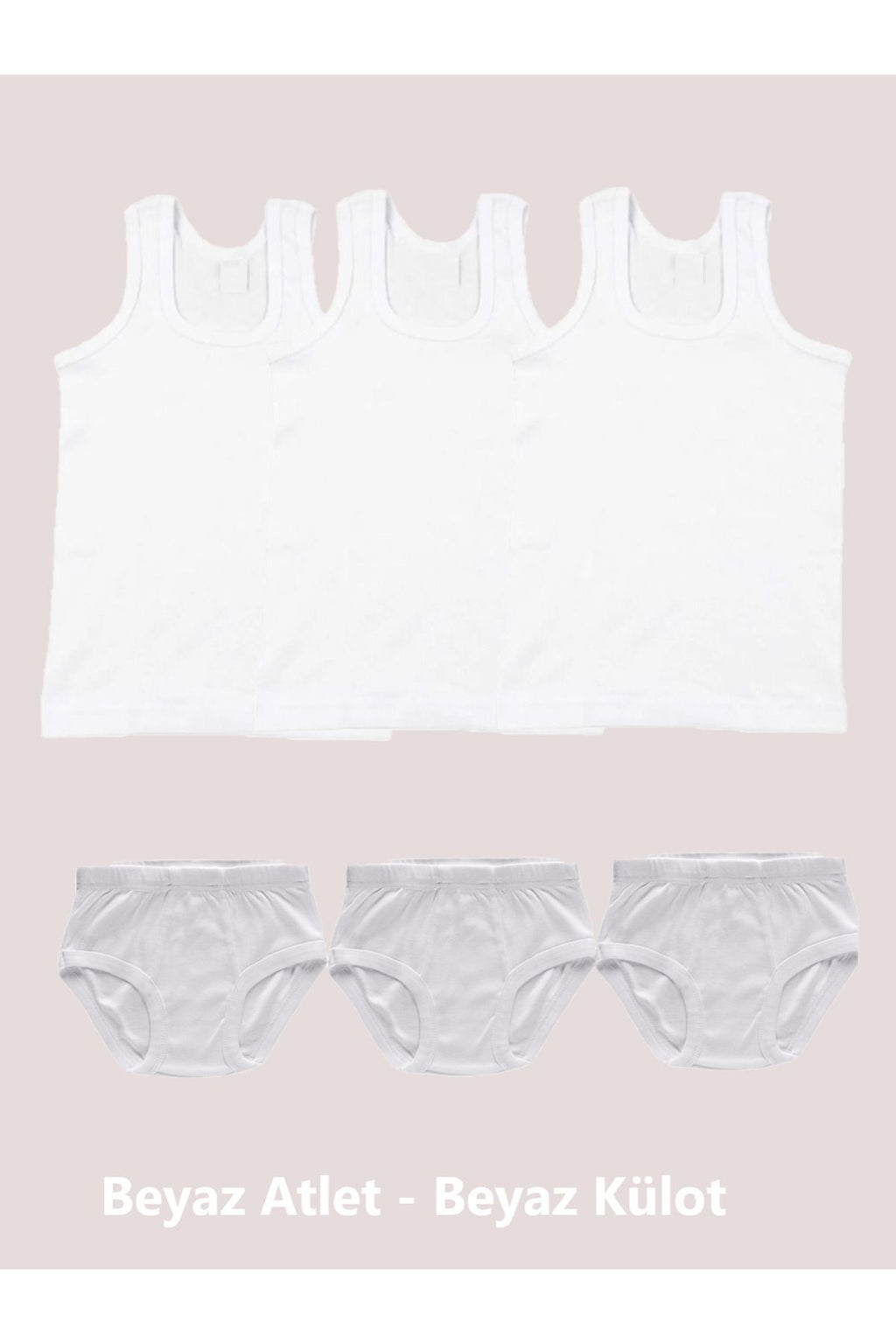 6-Piece Boys Undershirt and Briefs Set