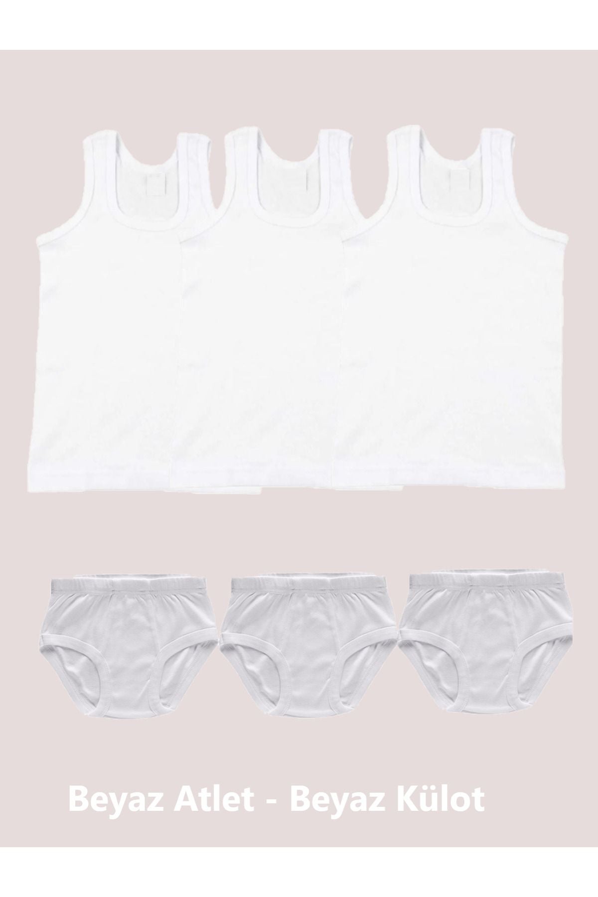 6-Piece Boys Undershirt and Briefs Set