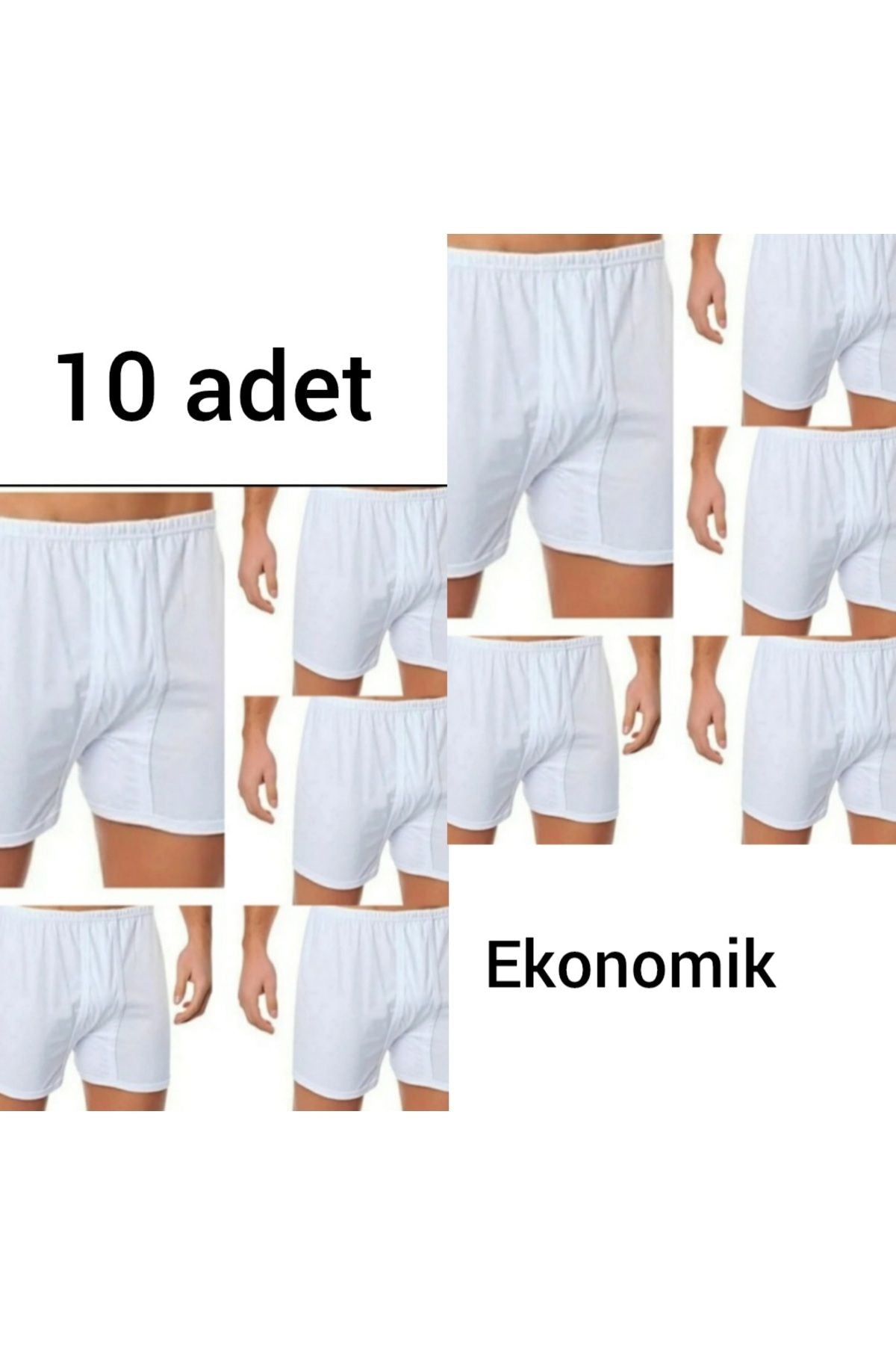 10'lu erkek paçalı arjantin don