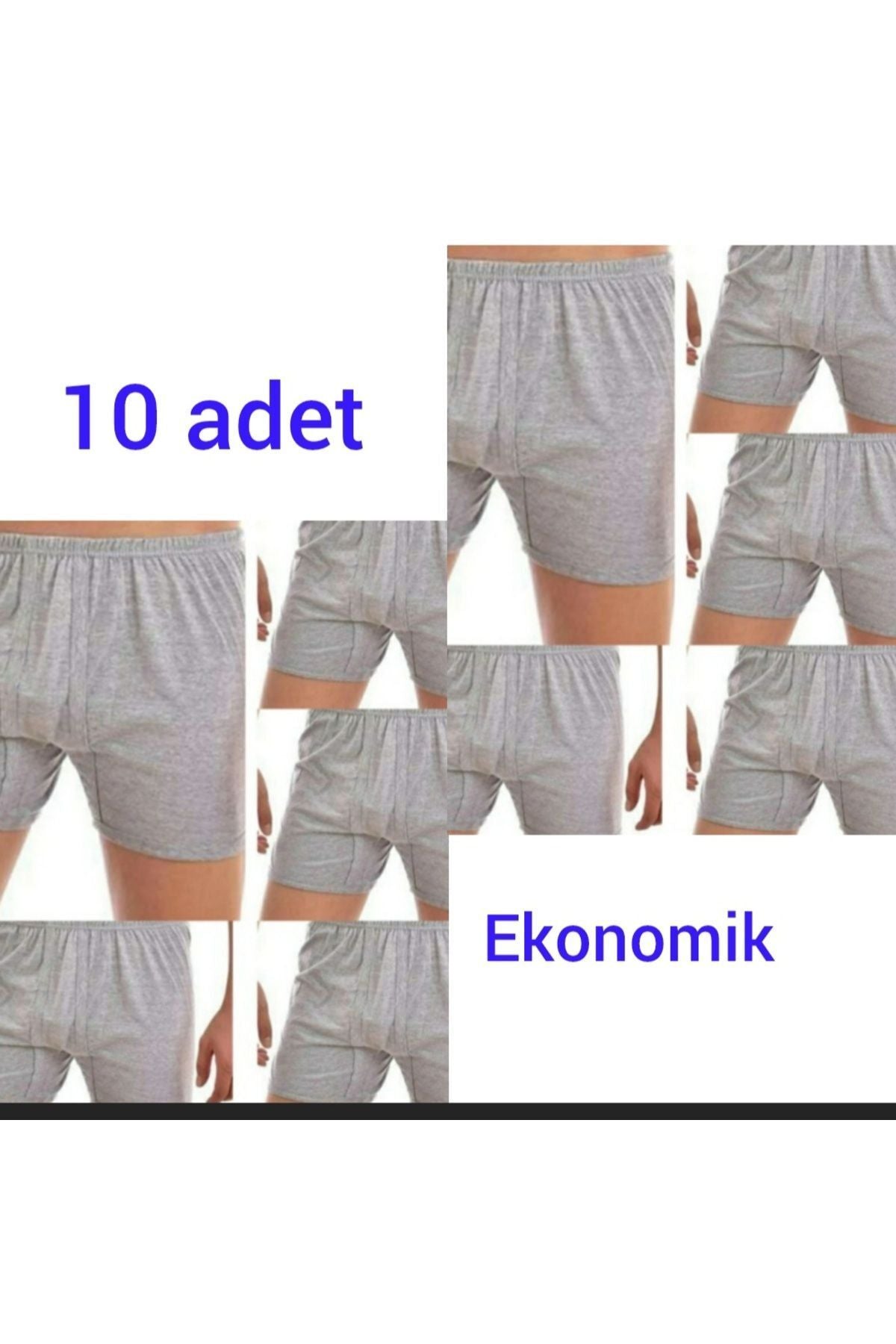 10'lu erkek paçalı arjantin don