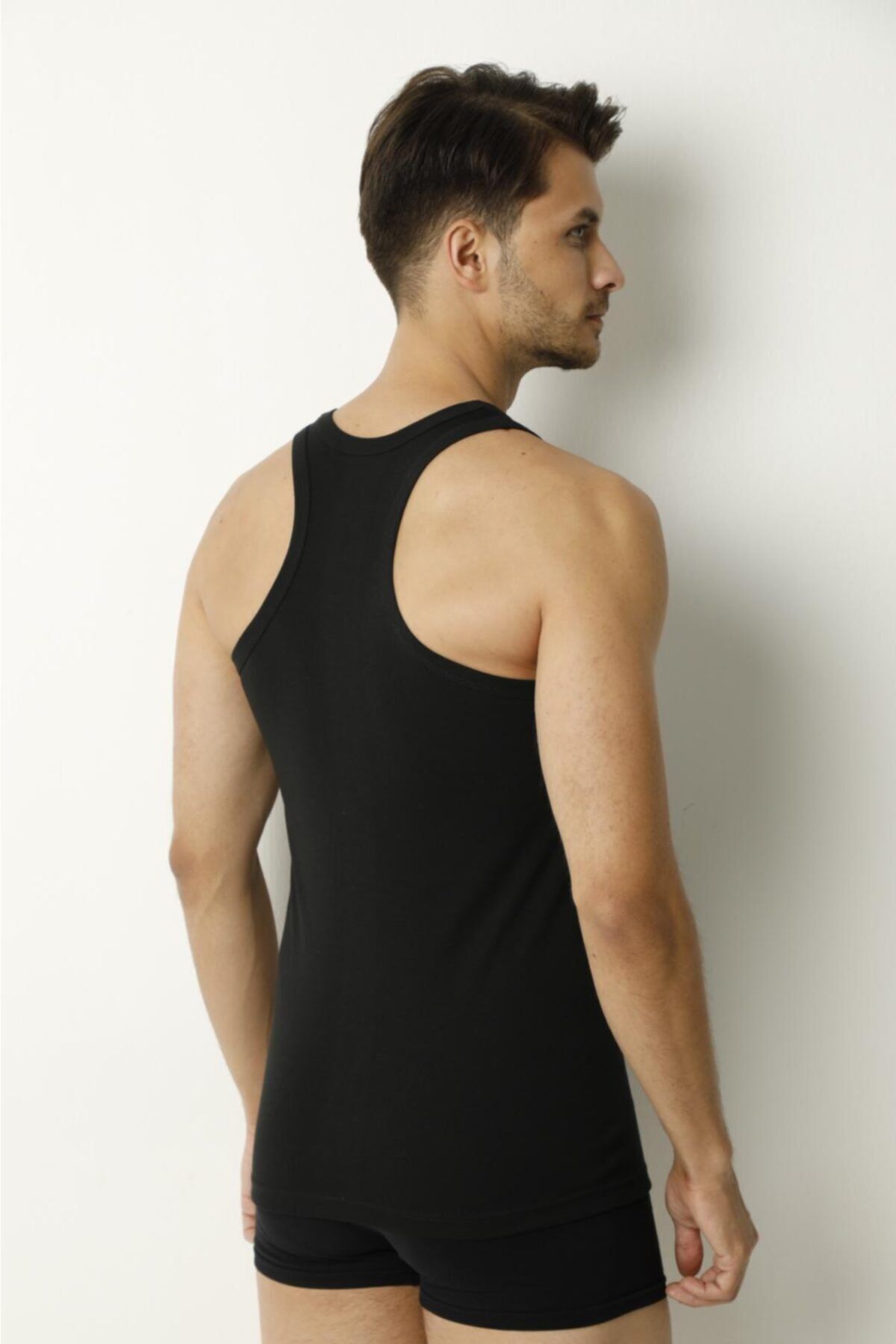 Men's Rib Athlete (rambo) Undershirt 100% Cotton