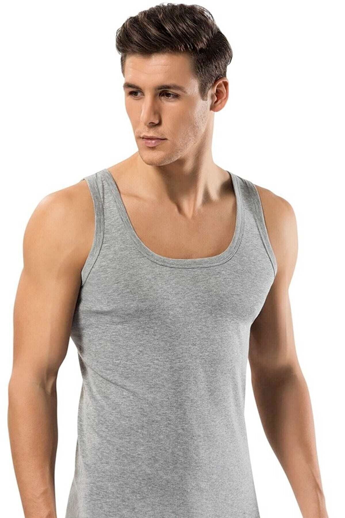 Gray Men's Undershirt 6-Pack