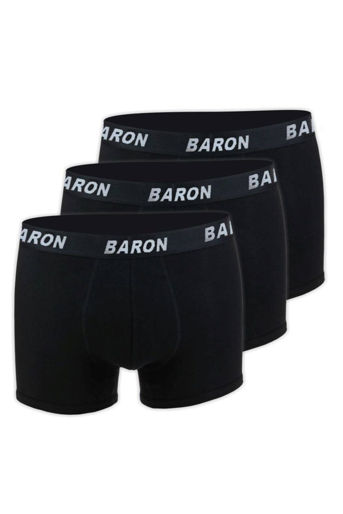 6 Pieces Lycra Men's Combed Cotton Boxer - Black -SR001
