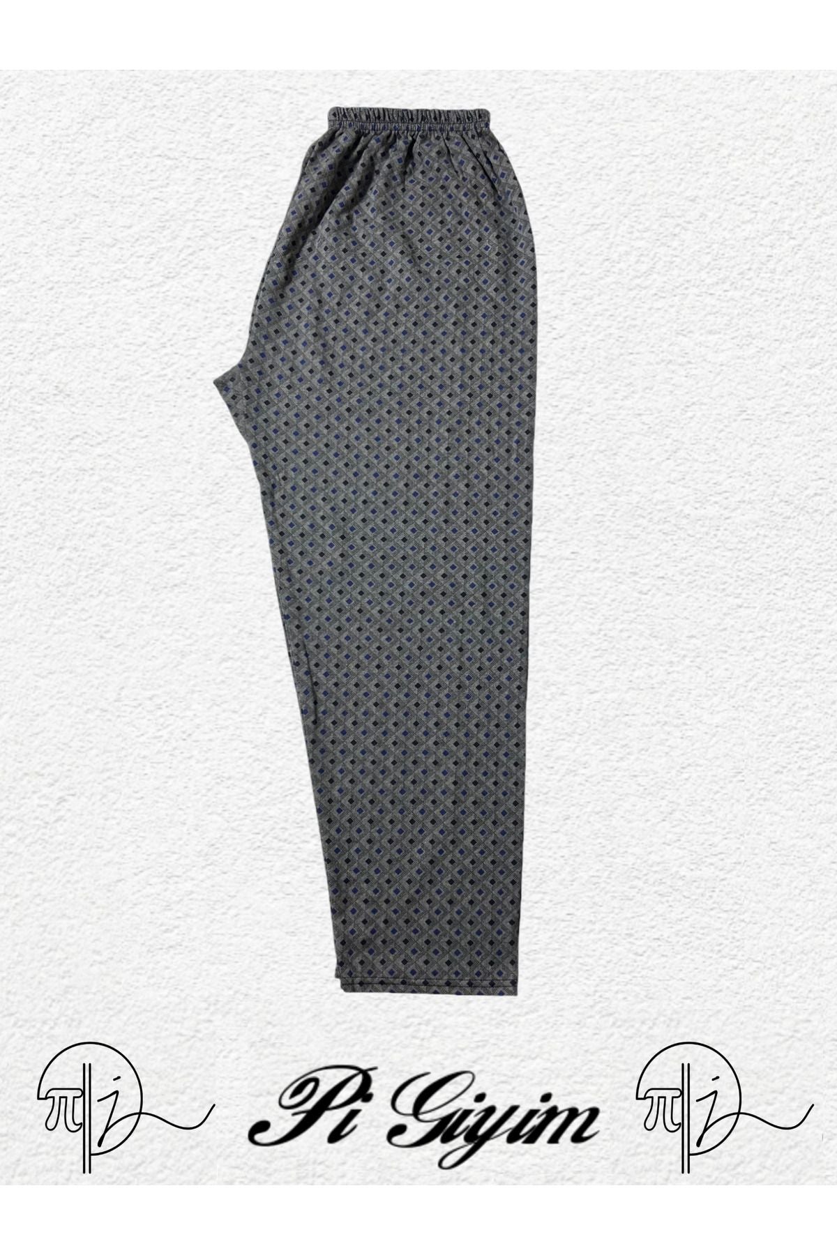 Men's Winter Pajamas Raised Comfortable Soft Netted Thick Underwear Pajamas