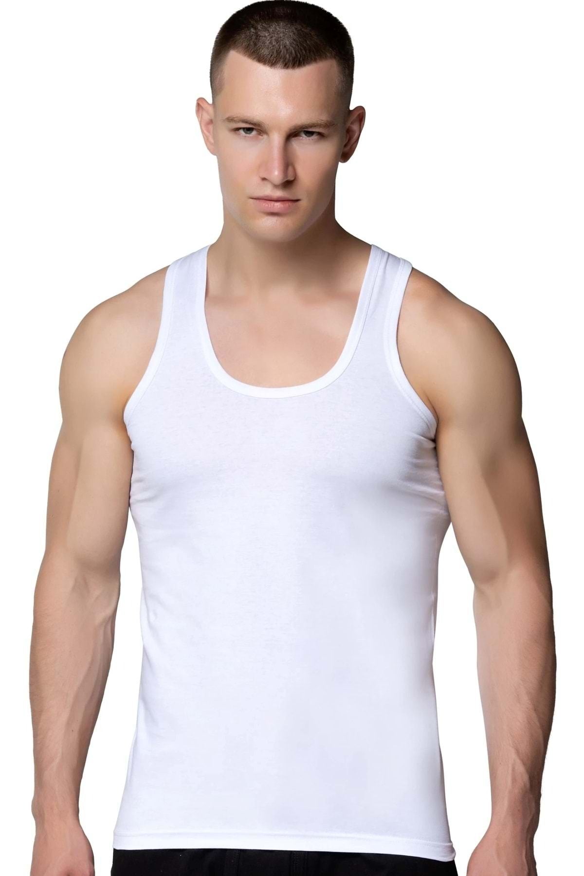 Men's Combed Cotton Undershirt White