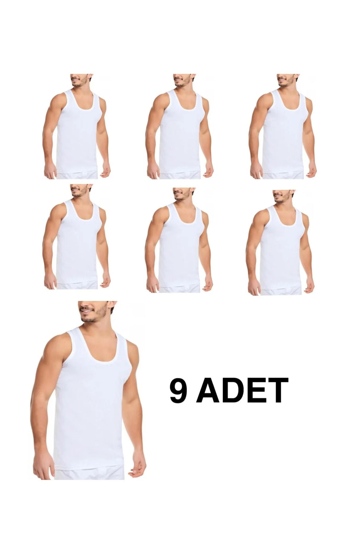 MEN'S 9-PIECE UNDERSHIRT