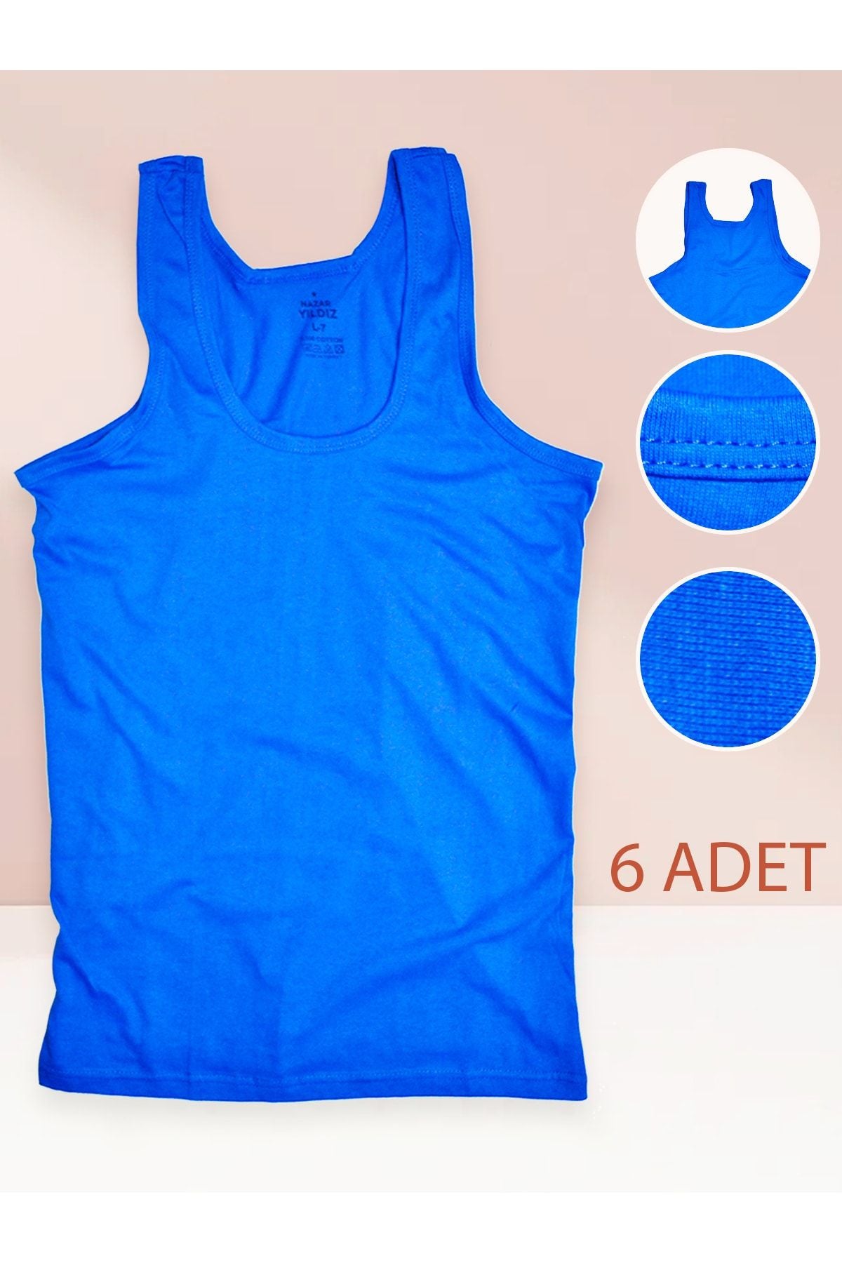 6 Men's Undershirts
