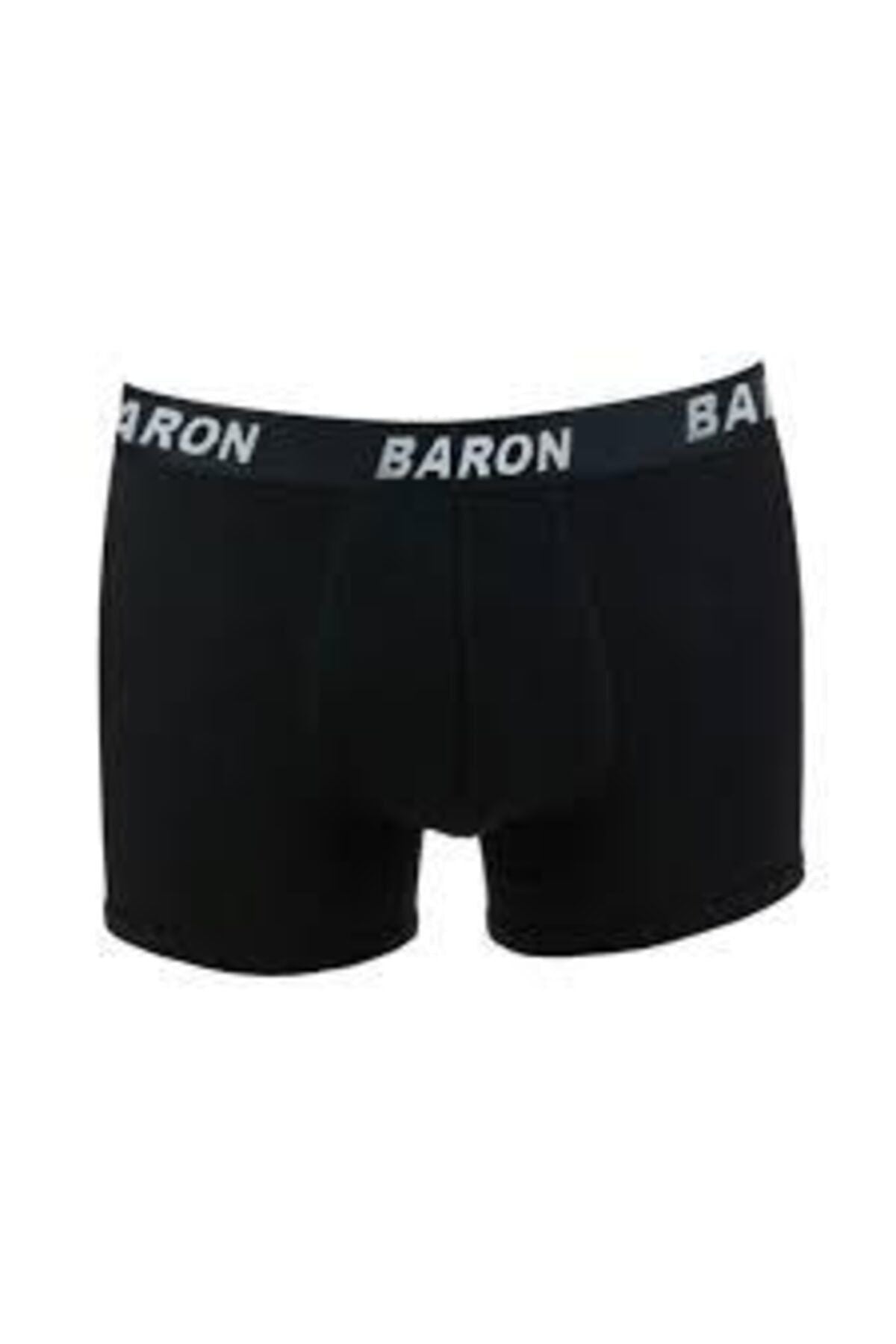 Boxer Men Black Elastane Lycra Combed Cotton Boxer Black 1 Pack