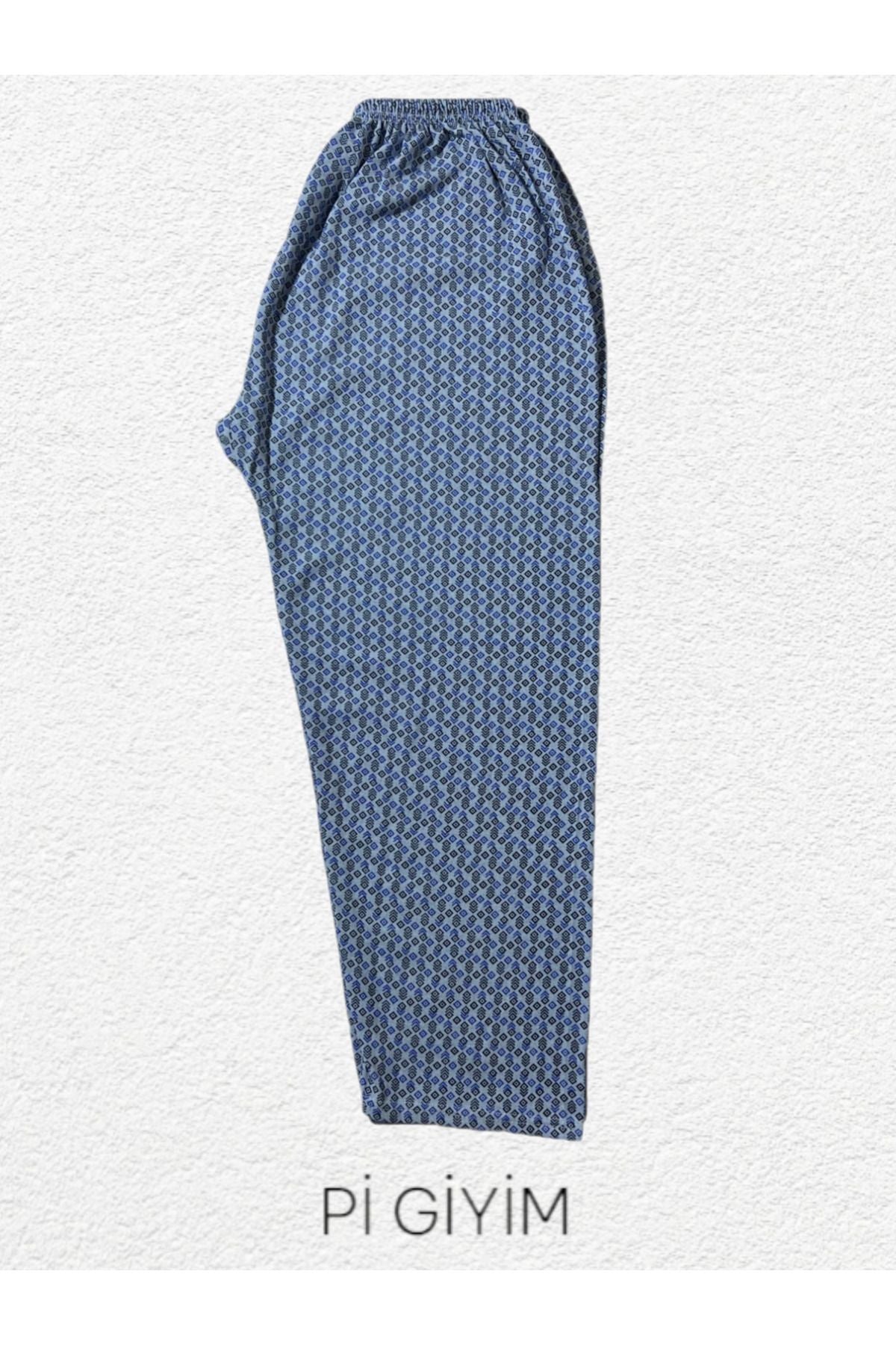 Men's Winter Pajamas Raised Comfortable Soft Netted Thick Underwear Pajamas
