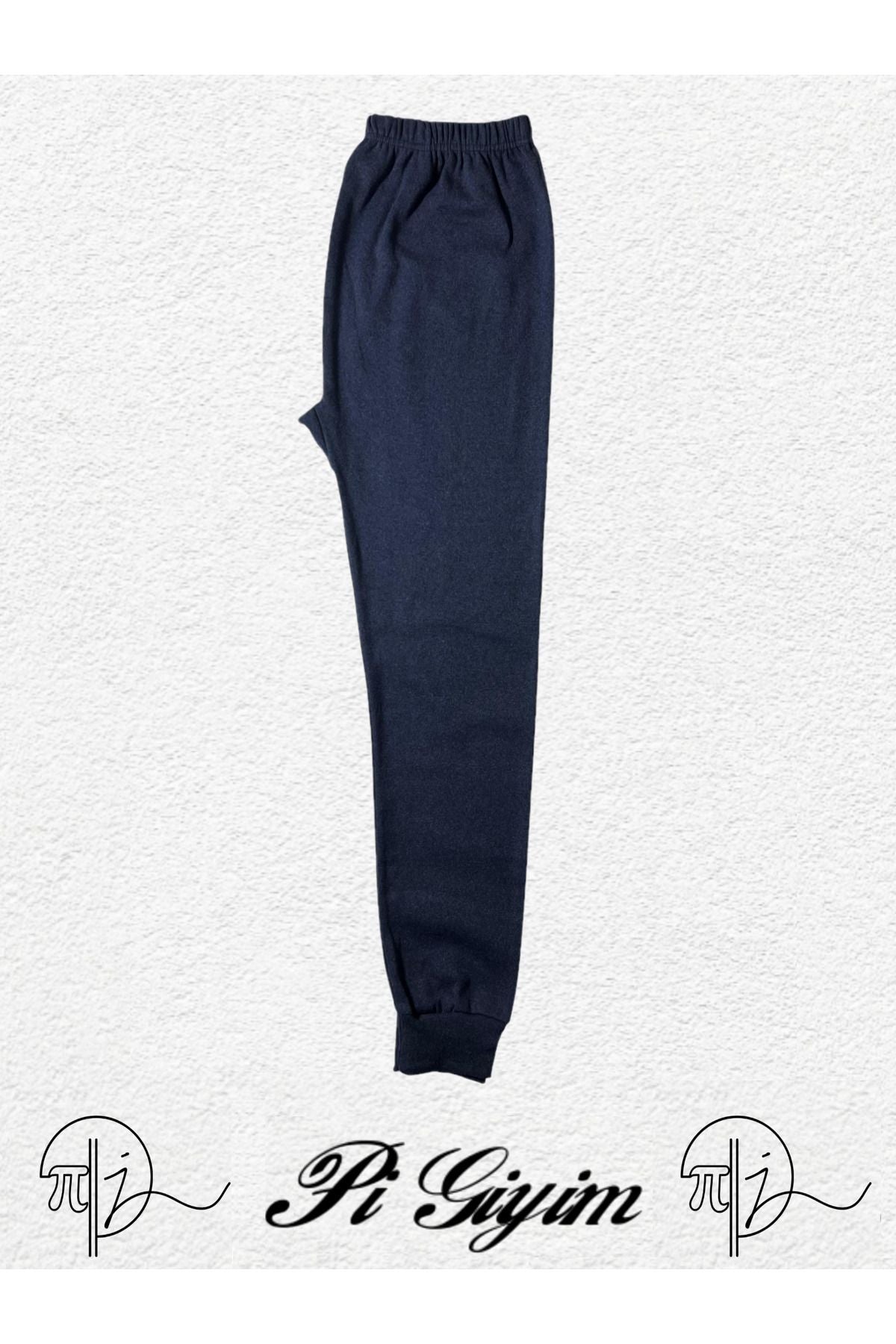 Men's Winter Pajamas Raised Comfortable Soft Netted Thick Underwear Cuffed Pajamas