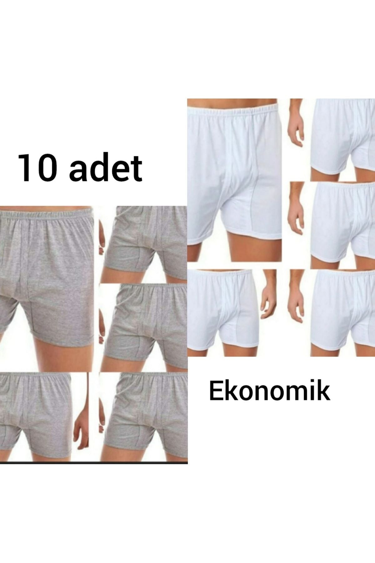 10'lu erkek paçalı arjantin don
