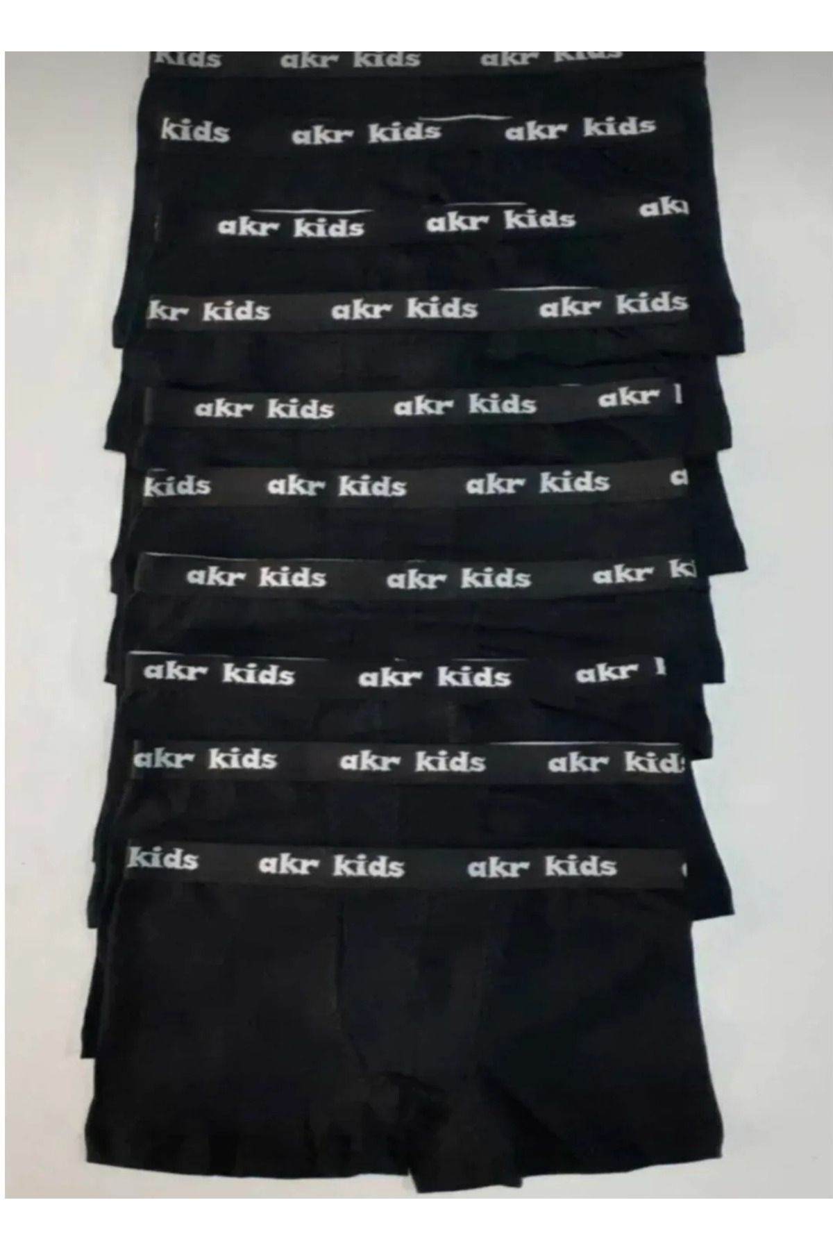 10 Pack Boys Boxers Black