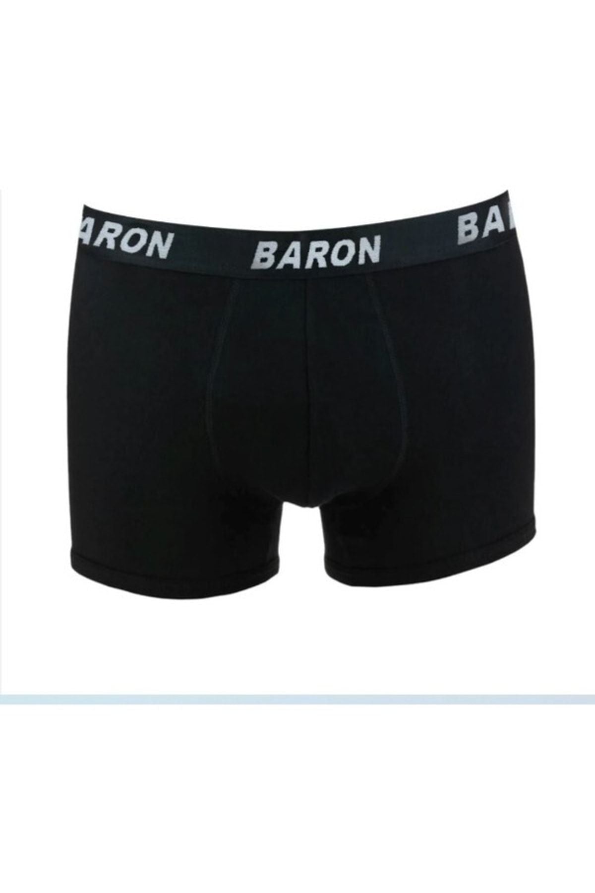 Men's Combed Cotton Lycra Boxer - Black -my001