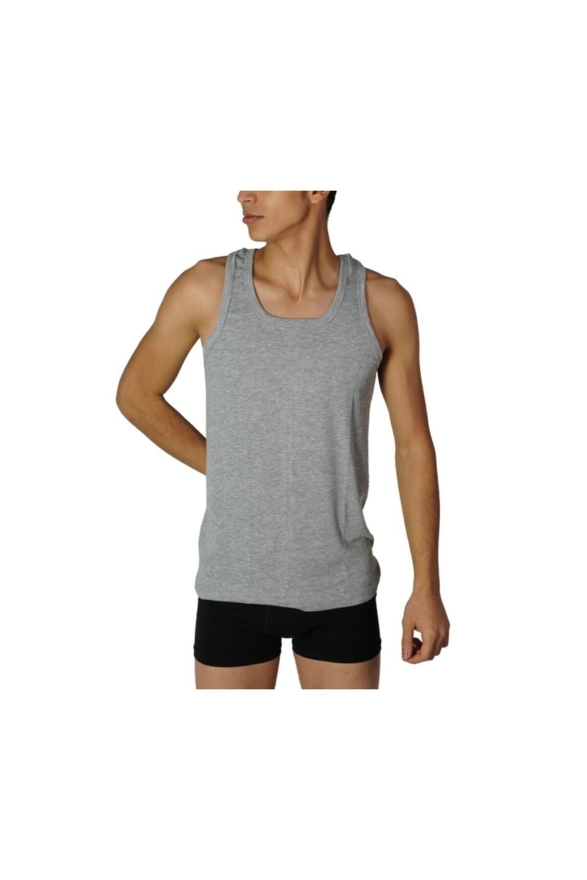 3 Piece Evil Eye Star Men's Undershirt - Gray