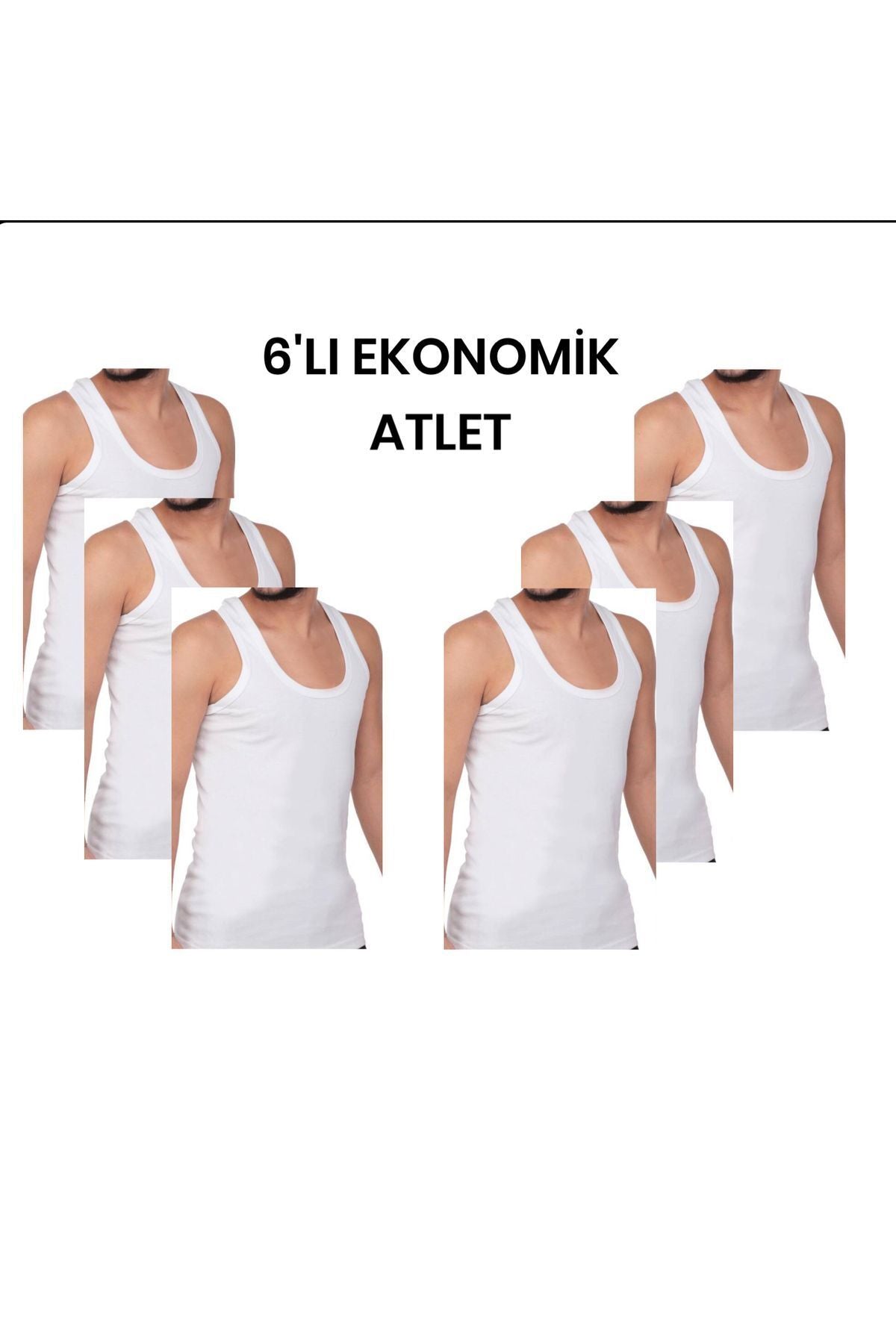 MEN'S 6-PIECE UNDERSHIRT