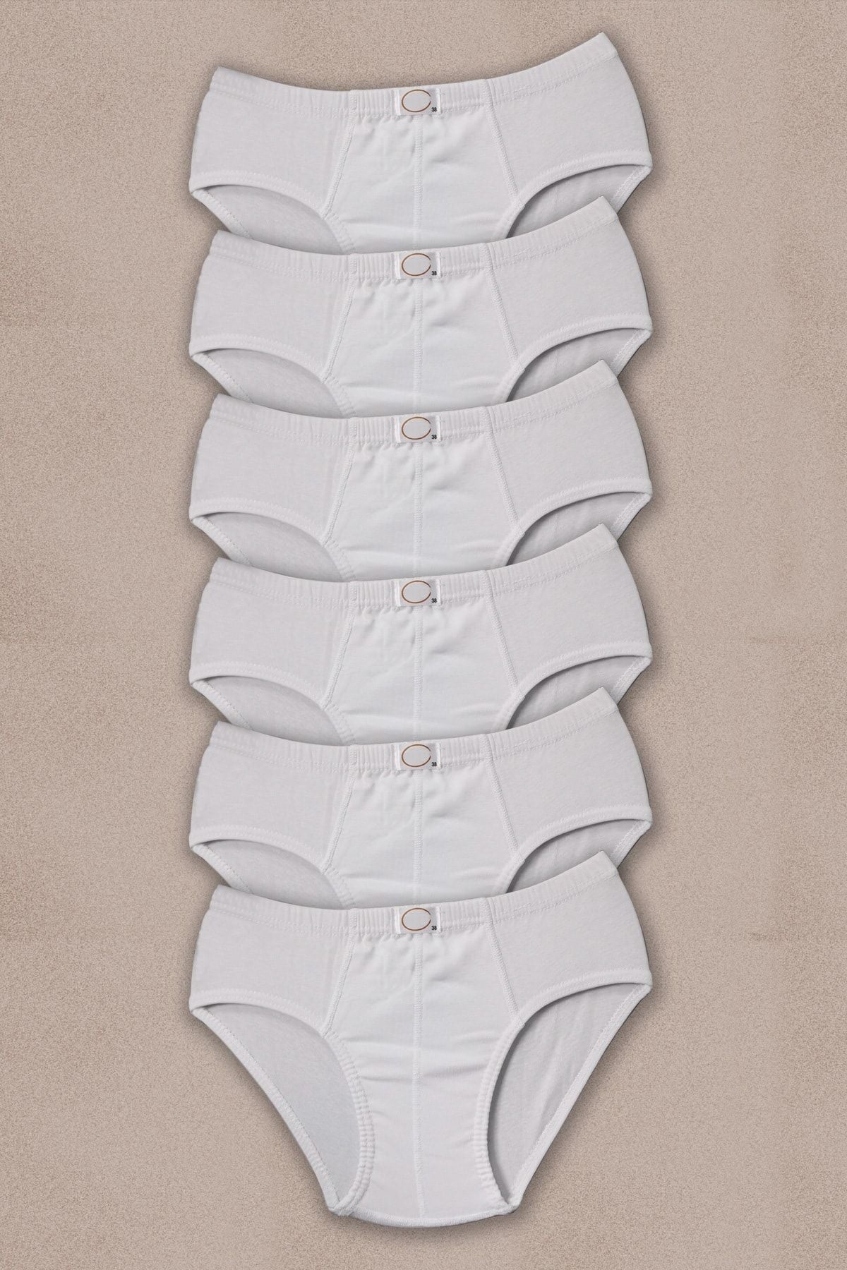 Boy's Combed Cotton Panties - 6 Pieces