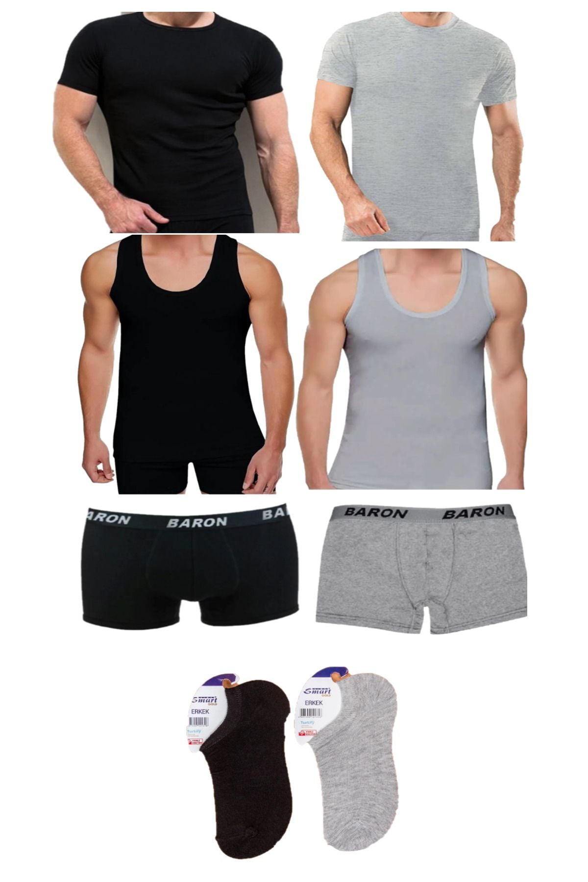 8-Piece Economical Men's Underwear Set
