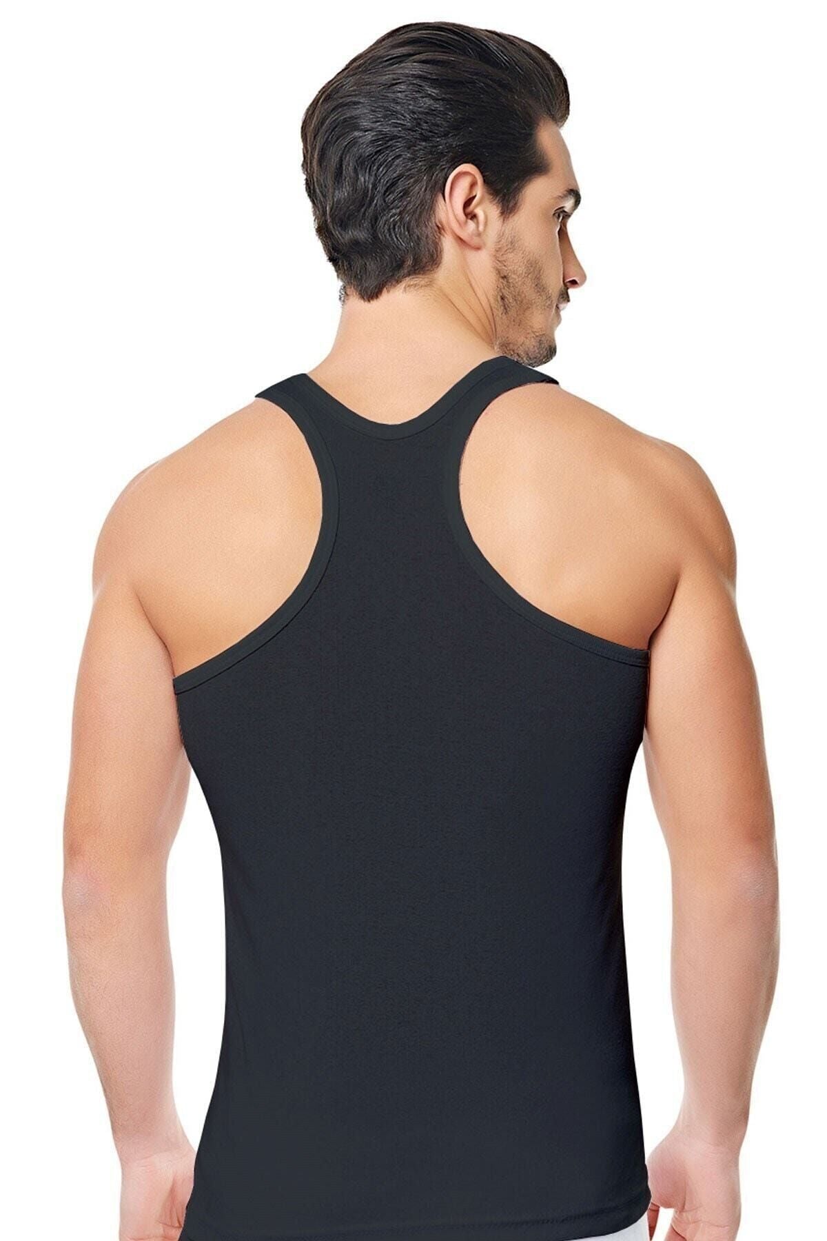 Black Men's Sports Undershirt 1 Pack