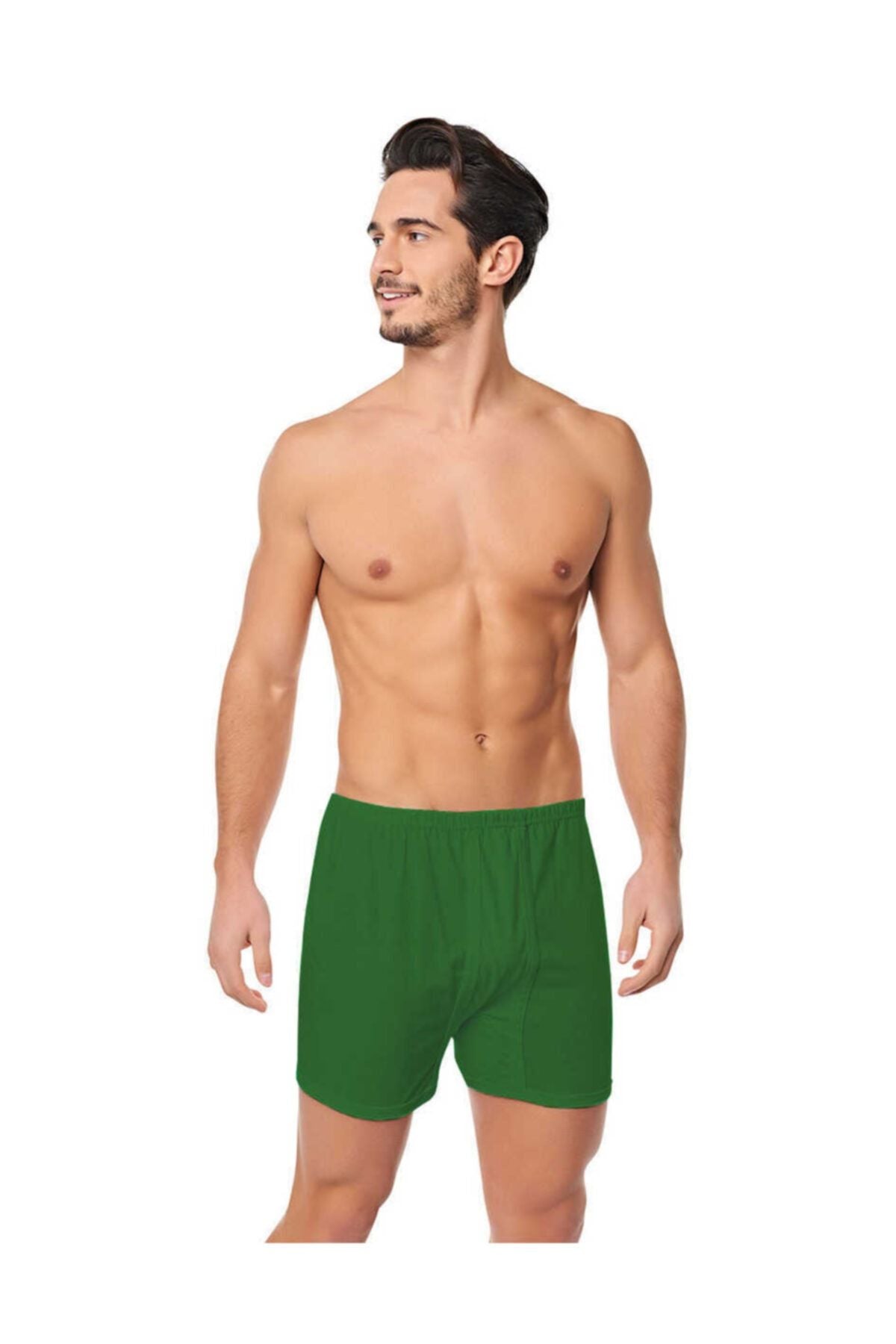 Men's 3 Piece Evil Eye Star Boxer Shorts - Khaki